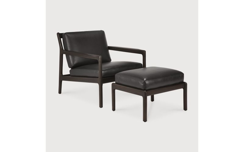 JACK FOOTSTOOL - VARNISHED MAHOGANY - DARK BROWN