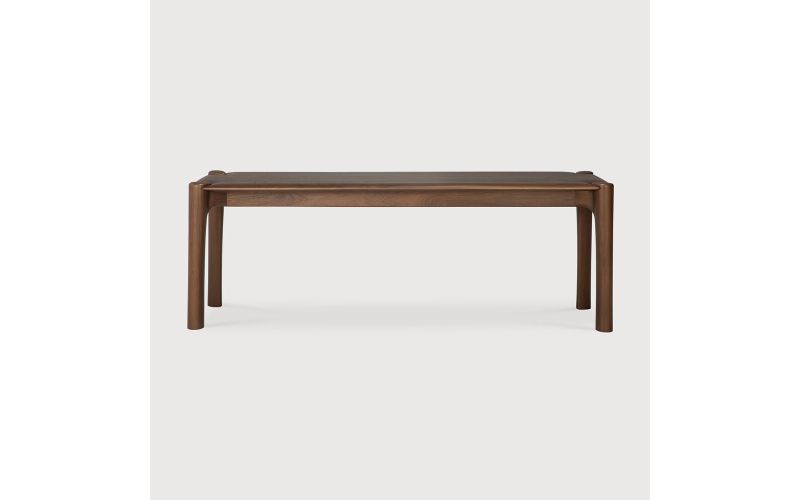 PI BENCH - VARNISHED TEAK - BROWN 126 x 35 x 46	11