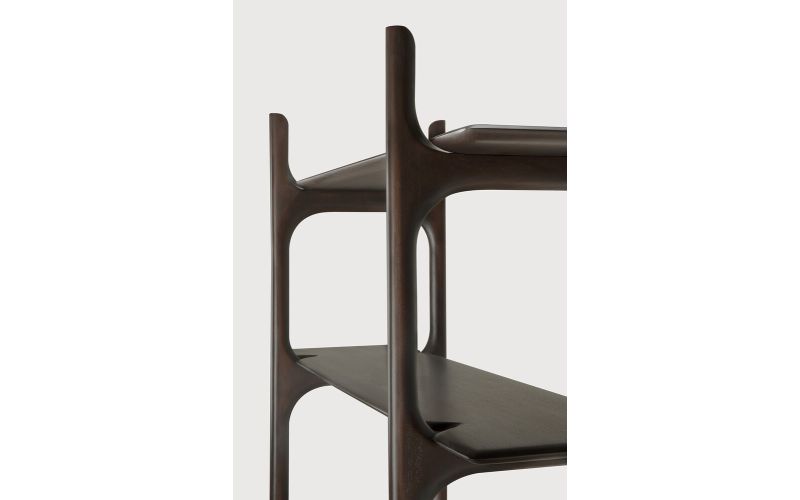 PI RACK - VARNISHED MAHOGNY - DARK BROWN 