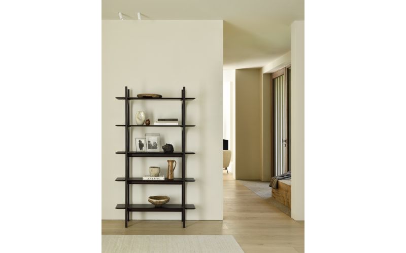 PI RACK - VARNISHED MAHOGNY - DARK BROWN 