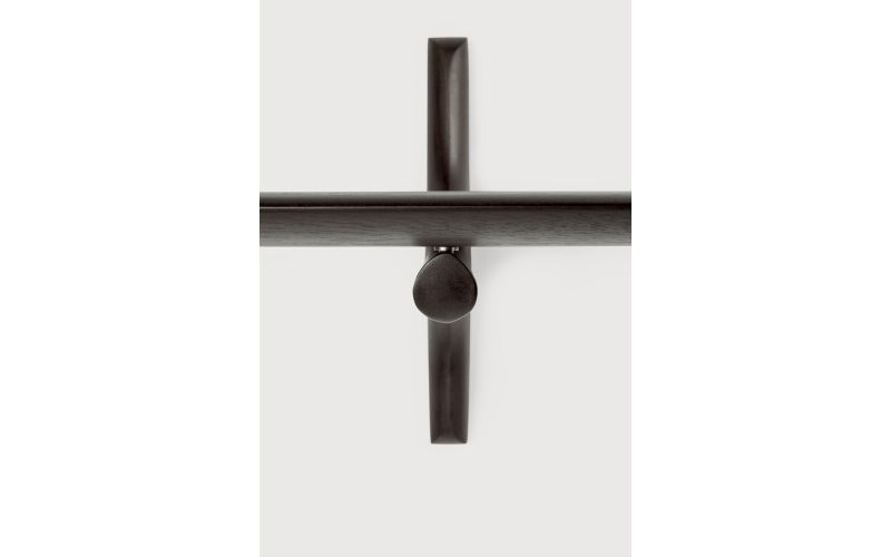 PI WALL SHELF - VARNISHED MAHOGANY - DARK BROWN 