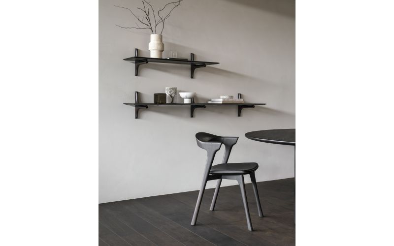 PI WALL SHELF - VARNISHED MAHOGANY - DARK BROWN 168 x 35 x 28	29793