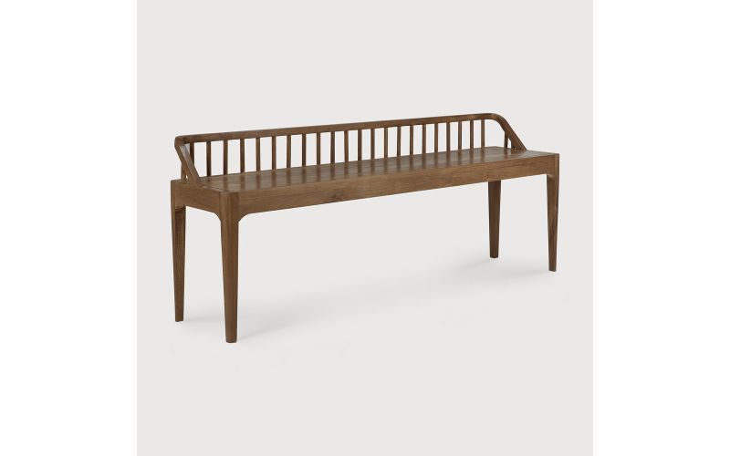 SPINDLE BENCH - RECLAIMED TEAK 150 x 35 x 60 14176