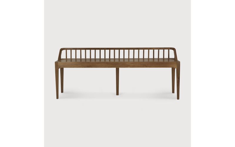 SPINDLE BENCH - RECLAIMED TEAK 150 x 35 x 60 14176