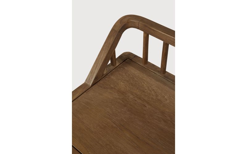 SPINDLE BENCH - RECLAIMED TEAK 150 x 35 x 60 14176