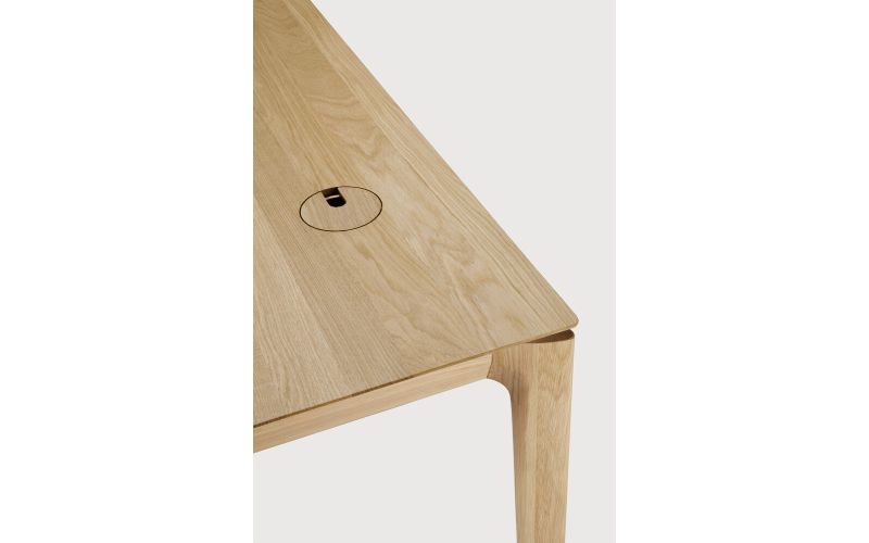 BOK DESK - VARNISHED OAK - RECTANGULAR 