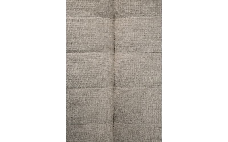 N701 FOOTSTOOL - ECRU ECO FABRIC 70 x 70 x 43	