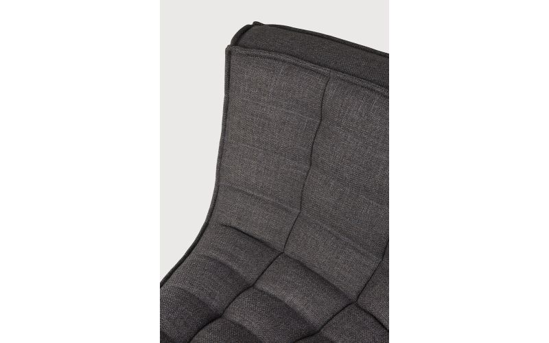 ETHNICRAFT N701 SOFA-ROUND CORNER-DARK GREY - 45° 