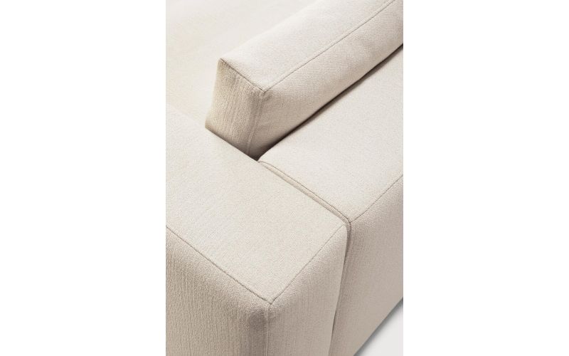 MELLOW SOFA - OFF WHITE ECO FABRIC - 3 SEATER 