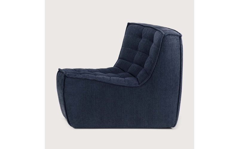 ETHNICRAFT N701 - GRAPHITE ECO FABRIC- 45° ROUND 