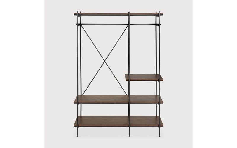 ETHNICRAFT TEAK OSCAR RACK-5 SLIDING DOORS