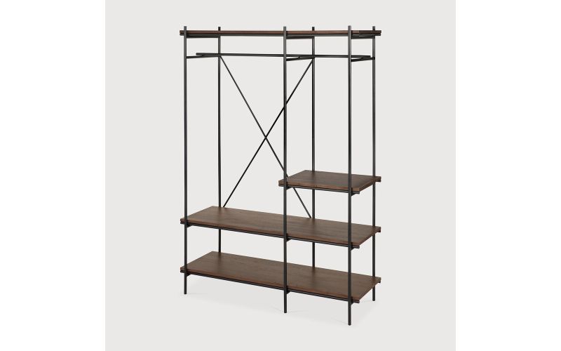 ETHNICRAFT TEAK OSCAR RACK-5 SLIDING DOORS