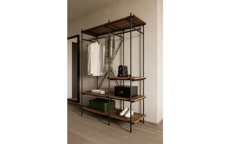 ETHNICRAFT TEAK OSCAR RACK-5 SLIDING DOORS 