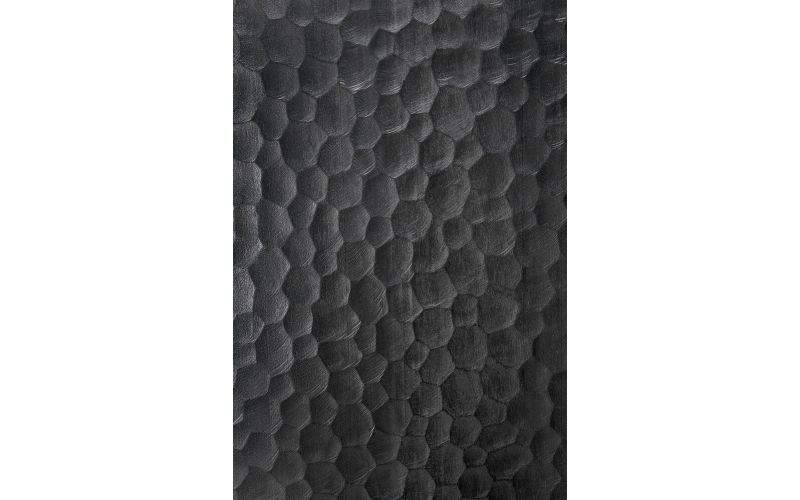 CHOPPED ROOM DIVIDER - VARNISHED MAHOGANY - BLACK 