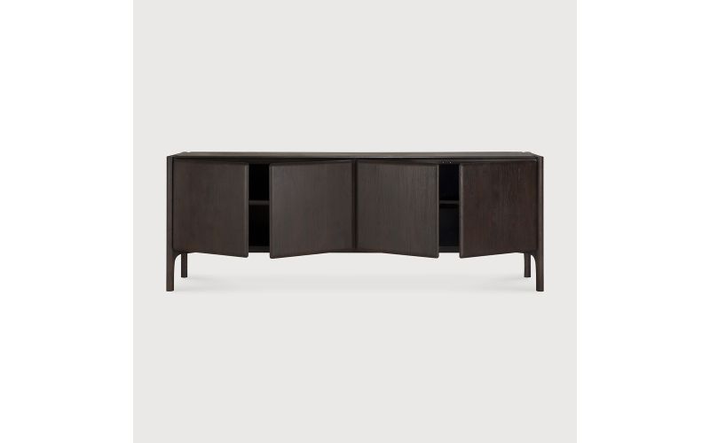 PI SIDEBOARD - VARNISHED TEAK - DARK BROWN 