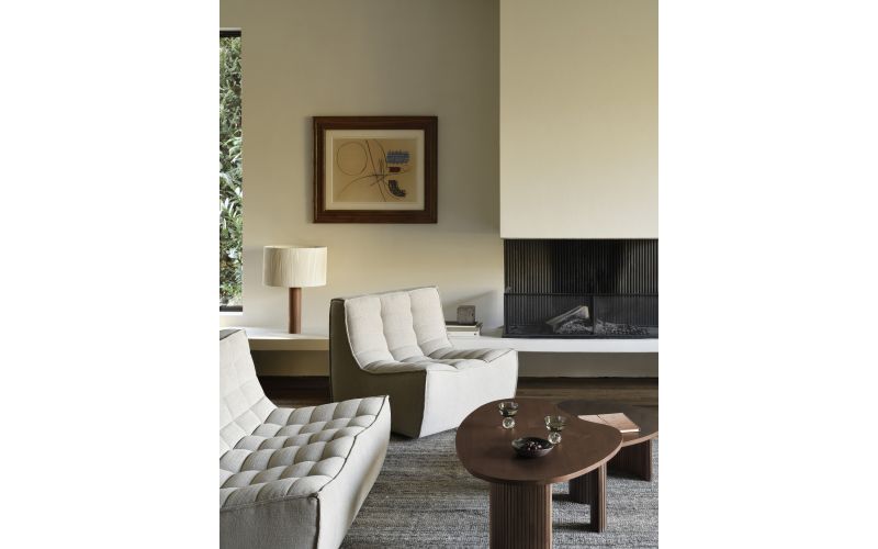 N701 MODULAR SOFA - ECRU ECO FABRIC - 1 SEATER 80 x 91 x 76	20266