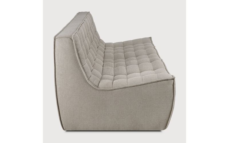 N701 MODULAR SOFA - ECRU ECO FABRIC - 3 SEATER 