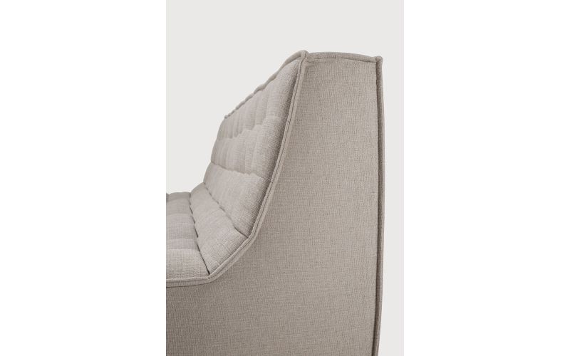 N701 MODULAR SOFA - ECRU ECO FABRIC - 3 SEATER 