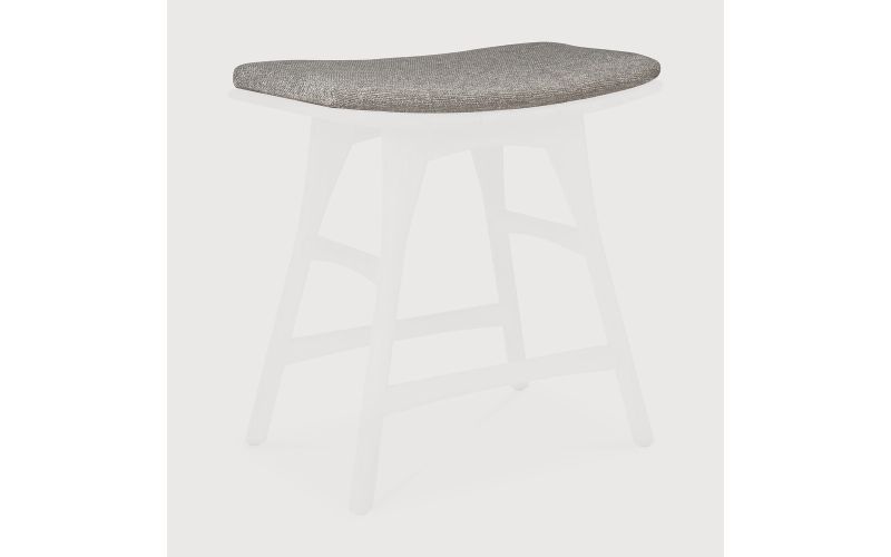 OSSO OUTDOOR STOOL CUSHION - MOCHA FABRIC 
