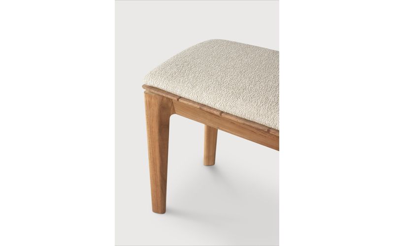 BOK OUTDOOR BENCH - TEAK - NATURAL FABRIC