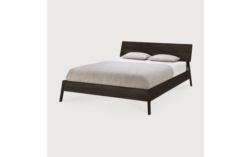 AIR BED - VARNISHED OAK - BROWN - MARTTRESS 