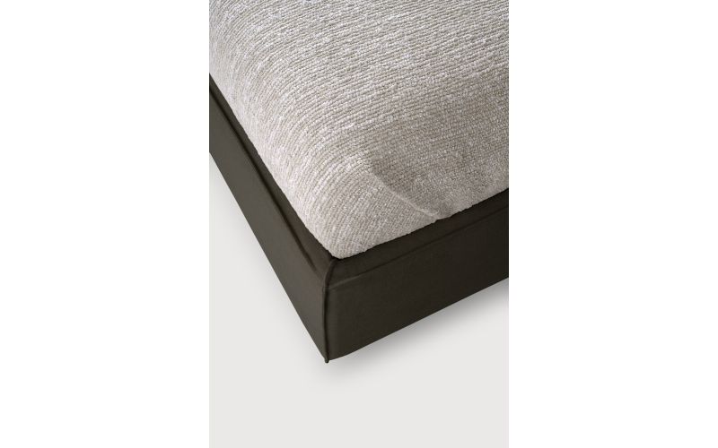 REVIVE BED - GREY LINEN - MATTRESS 160X200 