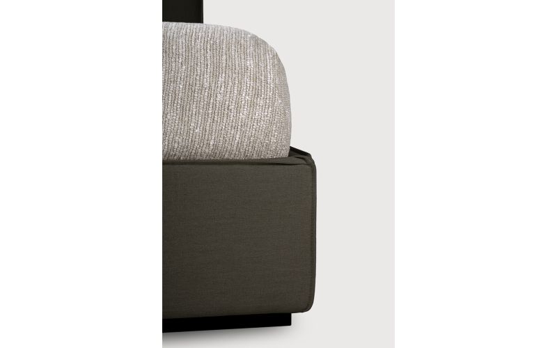 REVIVE BED - GREY LINEN - MATTRESS 160X200 