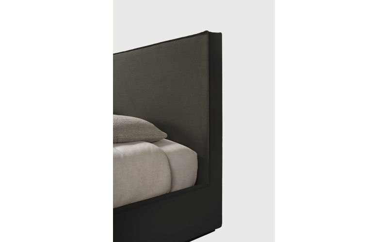 REVIVE BED - GREY LINEN - MATTRESS 160X200 