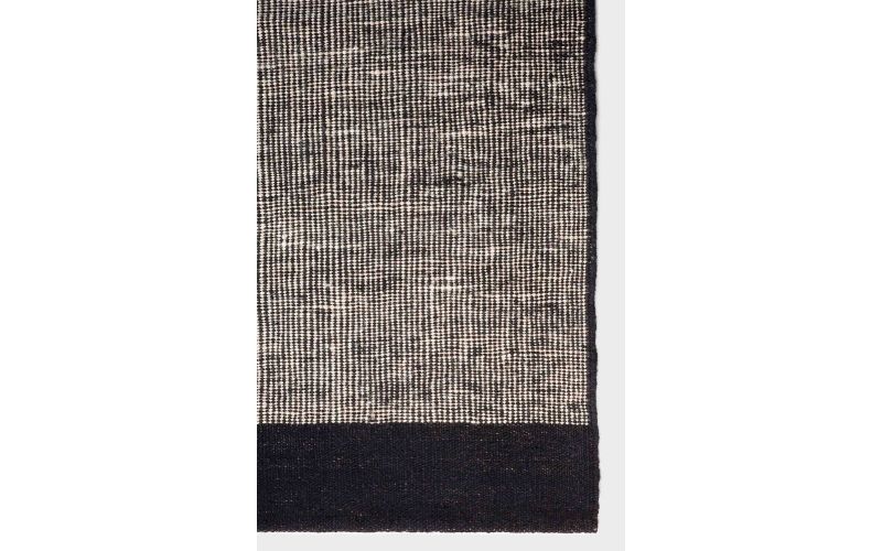 DOTS KILIM RUG - BLACK  170 x 240 x 1	21718