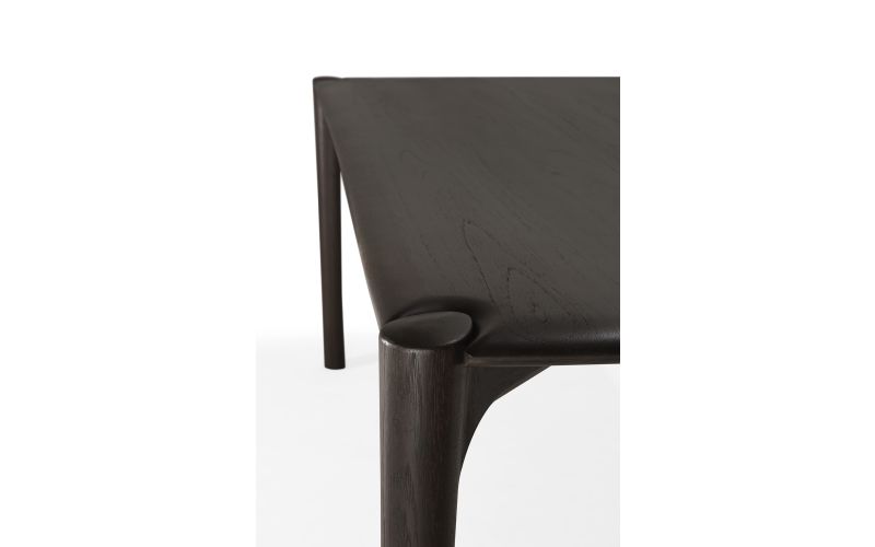 TEAK DARK-BROWN VARNISHED BOK DINNING 220X95