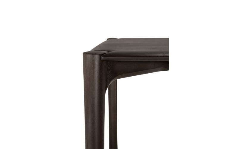 TEAK DARK-BROWN VARNISHED BOK DINNING 240X100