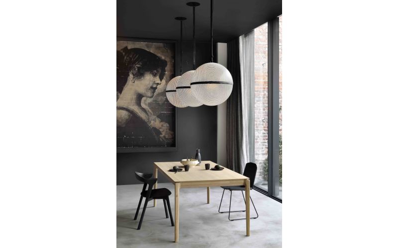 ETHNICRAFT BOK DINING TABLE - VARNISHED OAK - RECTANGULAR 180 X 90 X 76 55202