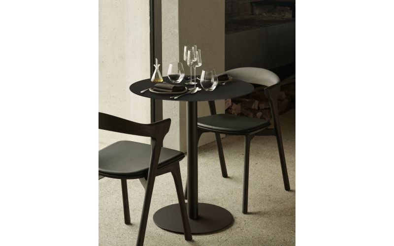 BLEND DINING TABLE - METAL TOP - DARK BRONZE - DARK BRONZE BASE - ROUND 90 X 90 X 76 60122