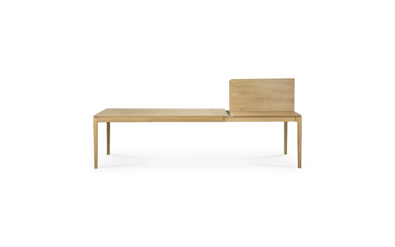 BOK EXTENDABLE DINING TABLE - VARNISHED OAK - RECTANGULAR 200/300 X 100 X 76 55210