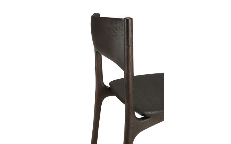 PI DINING CHAIR - VARNISHED TEAK - DARK BROWN 48 X