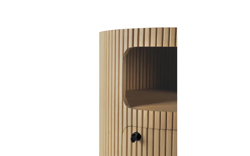 BOOMERANG DRAWER UNIT - OAK - 1 DRAWER - WITH KEYL