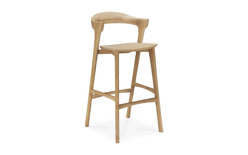 BOK BAR STOOL - VARNISHED OAK 50 X 53 X 103 51561