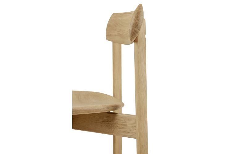RISU DINING CHAIR - VARNISHED OAK 48 X 48 X 77 50078