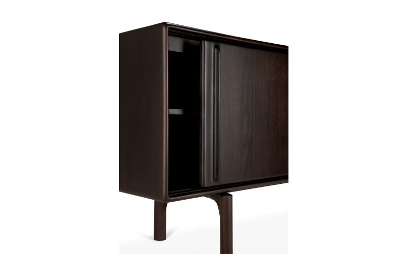 FLOW SIDEBOARD - VARNISHED MAHOGANY - ROSE BROWN - 2 SLIDING DOORS 224 X 45 X 82 35086