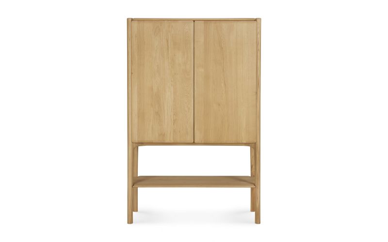 PI CUPBOARD - OAK - 2 DOORS  110 X 45 X 170 51346