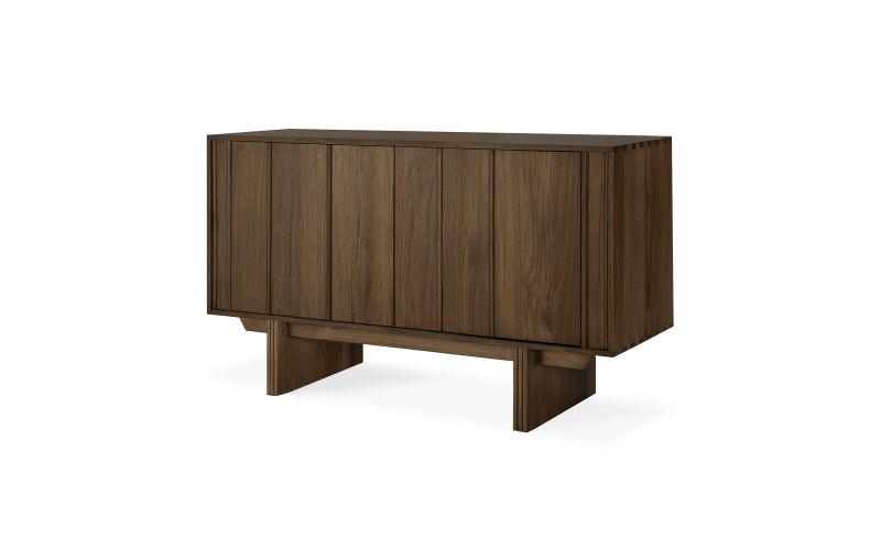 PILLAR SIDEBOARD - VARNISHED TEAK - WILD BROWN - 2 DOORS 119 X 45 X 70 14321
