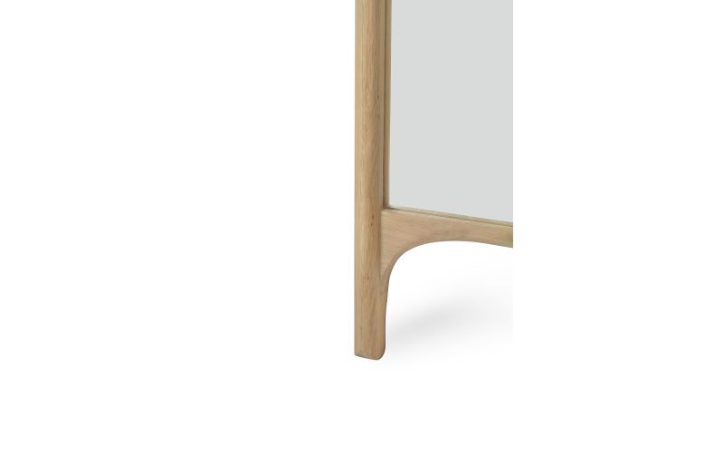 PI FLOOR MIRROR - OAK FRAME - RECTANGULAR 