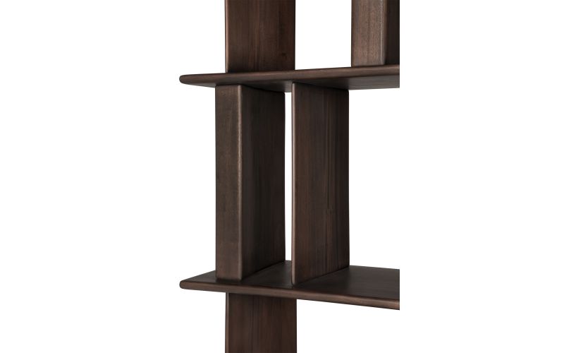 BLOCK RACK - VARNISHED MAHOGANY - ESPRESSO MATTE 