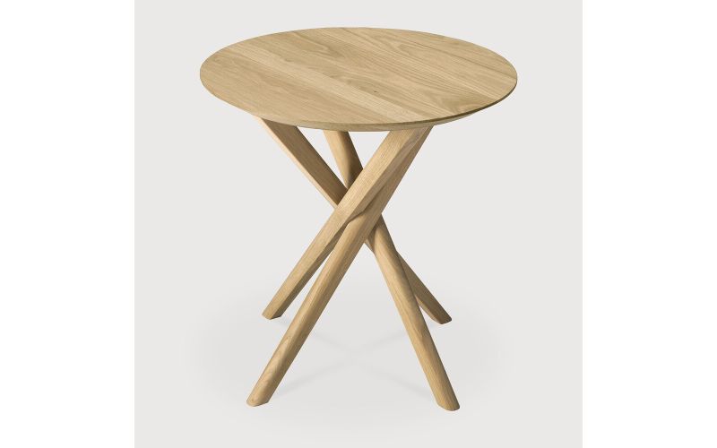 ETHNICRAFT OAK MIKADO SIDE TABLE 50x50