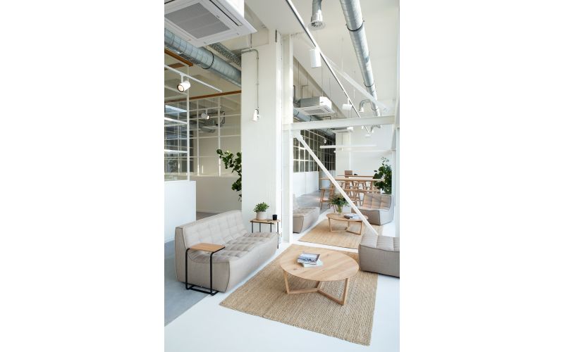 ETHNICRAFT OAK N701 SIDE TABLE 40x40x53