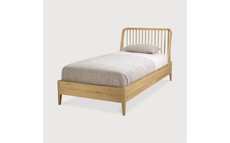ETHNICRAFT OAK SPINDLE BED (WITHOUT SLATS) 90x200 51251