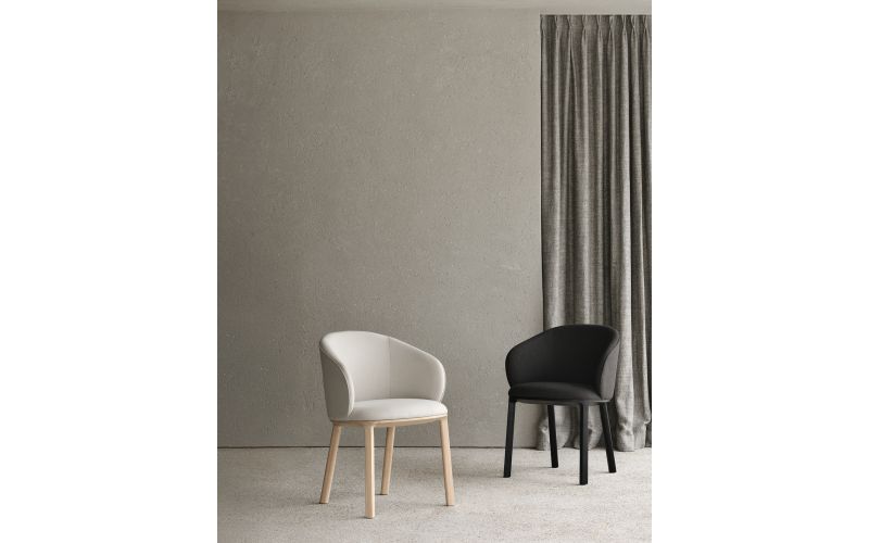 UNDA DINING CHAIR ETHNICRAFT BLACK 50696 61 x 58 x 81CM