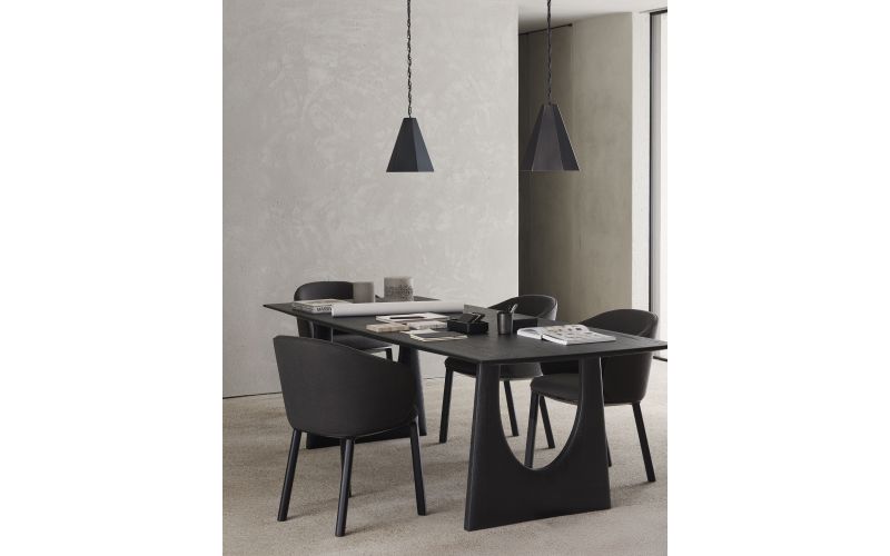 UNDA DINING CHAIR ETHNICRAFT BLACK 50696 61 x 58 x 81CM
