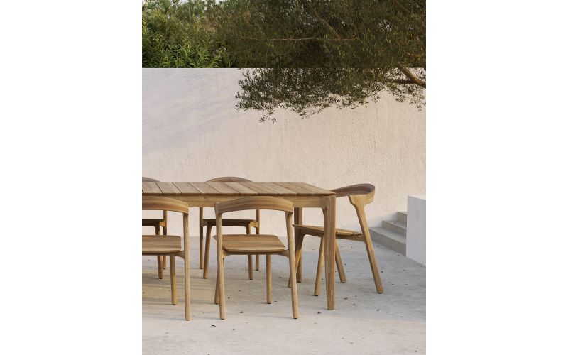 ETHNICRAFT TEAK BOK OUTDOOR DINING TABLE 162 x 80 x 76 10269