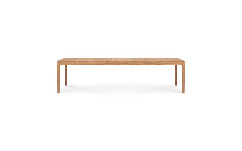 ETHNICRAFT TEAK BOK OUTDOOR EXTENDABLE DINING TABLE 200/300 x 100 x 76 10304